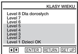 SONY SLV-D920N - Kontrola rodziców (ograniczenia odtwarzania przyez daneci) DVD-V - 2