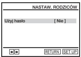 SONY SLV-D920N - Kontrola rodziców (ograniczenia odtwarzania przyez daneci) DVD-V - 5