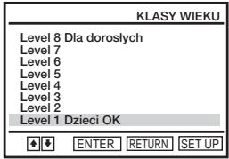 SONY SLV-D920N - Kontrola rodziców (ograniczenia odtwarzania przyez daneci) DVD-V - 2