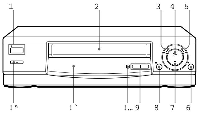SONY SLV-E230CP - Panel frontal - 1