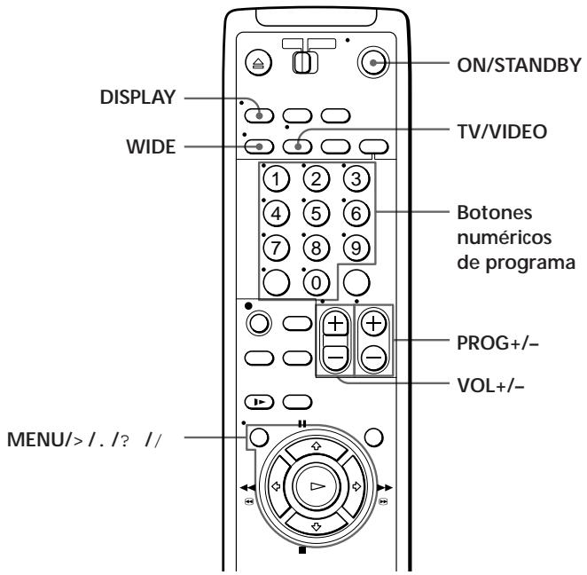 SONY SLV-E230CP - Uso del mando a distancia - 2