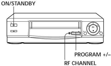 SONY SLV-E230CP - Sintonización del TV con la videogractiva - 1