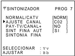 SONY SLV-E230CP - Ajuste manual — Programación de canales - 10