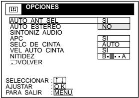 SONY SLV-L49 - Ajuste de la videograbadora - 3
