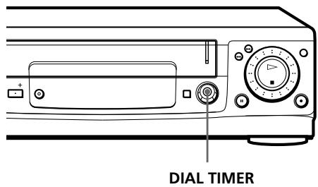 SONY SLV-L59 - Grabación de programas de TV usingo el temporizador de dial - 1