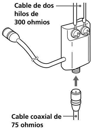 SONY SLV-L69HF - Fijación del mezclador de bandas UHF/VHF - 1