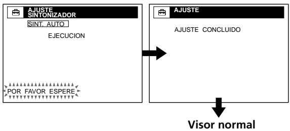 SONY SLV-L69HF - Conexión 3: Ajuste de la videograbadora - 6