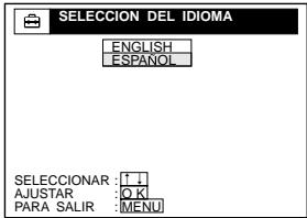 SONY SLV-L79HF - Selección del idioma - 6