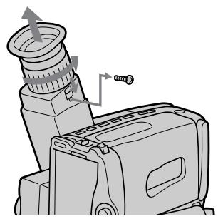 SONY CCD-TRV33 - Removing dust from inside the viewfinder - 1