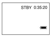 SONY CCD-TRV33 - To finish recording [b] - 2
