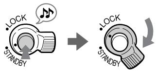 LOCK STANDBY → LOCK STANDBY