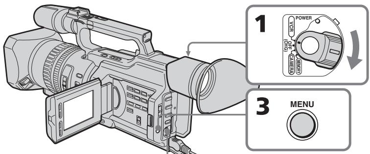 SONY DCR-VX2100E - YctaHObKa Koga IR SETUP - 1