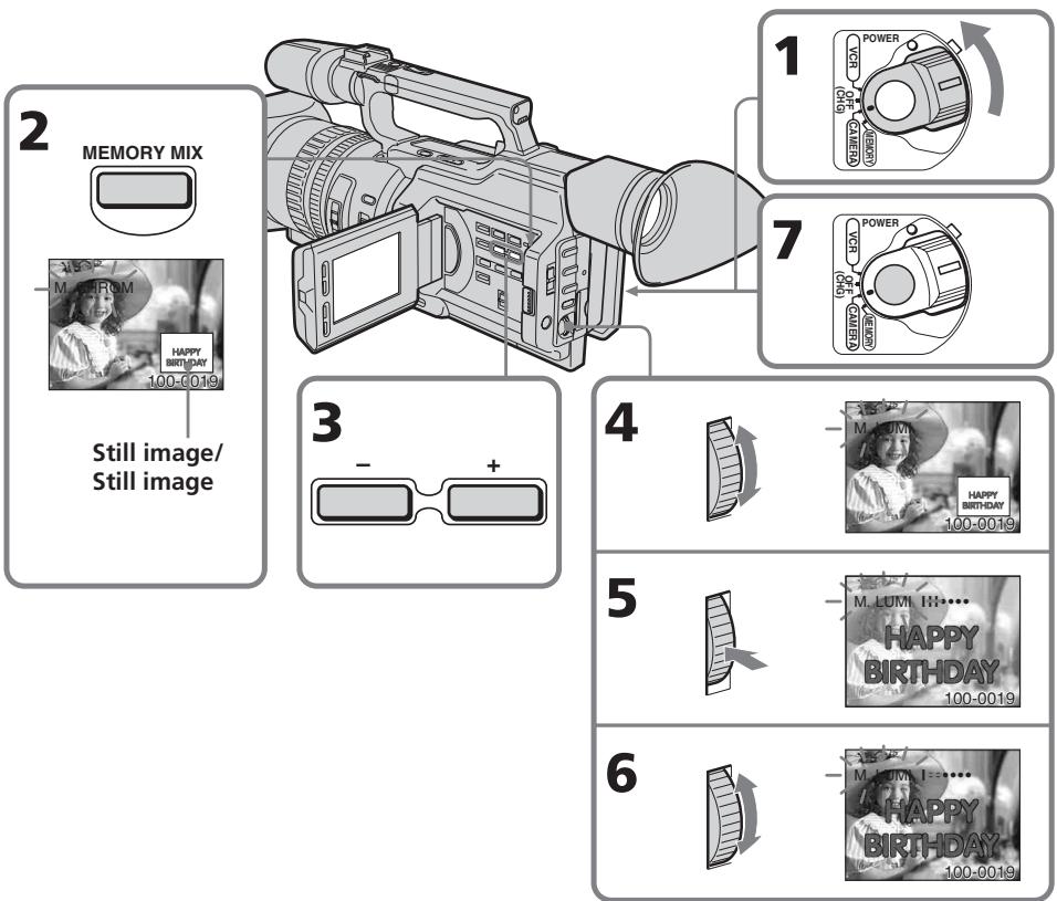 SONY DCR-VX2100E - HaIoxKeHne HenoBnXnHO r3o6paXeHn 13 "Memory Stick" Ha noBnXnHoe 13o6paXeHne - MEMORY MIX - 1