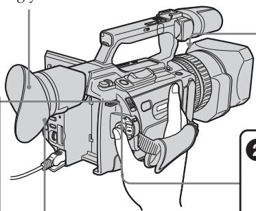 SONY DCR-VX2100E - Viewfinder - 3