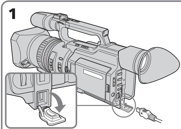 SONY DCR-VX2100E - Подсоевненье К сеТБОй розтke - 1