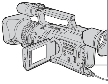 SONY DCR-VX2100E - HacpoKa KhoNOK JIЯ OTMeHbI nay3bl npn 3aIncn Ha BIndeomarHHTOfoHe - 1