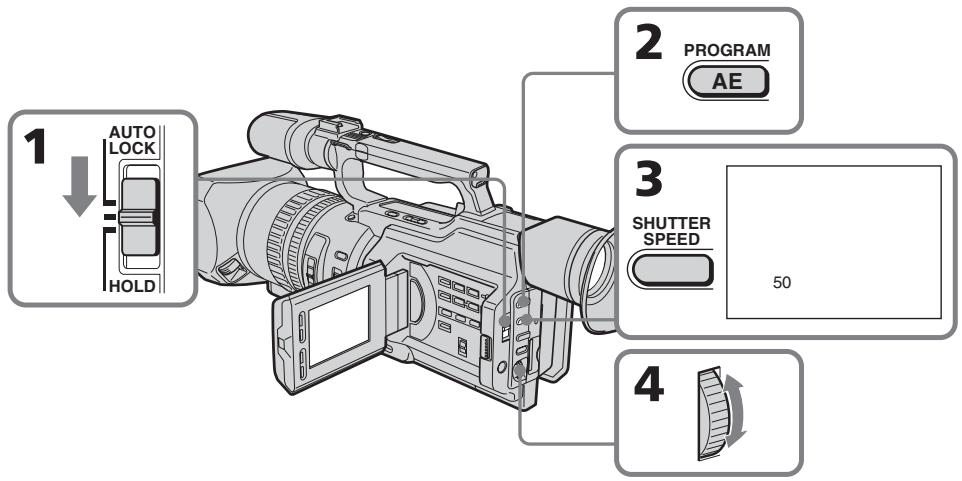 SONY DCR-VX2100E - PerynloBka ckopocTn 3aTbopa - 1