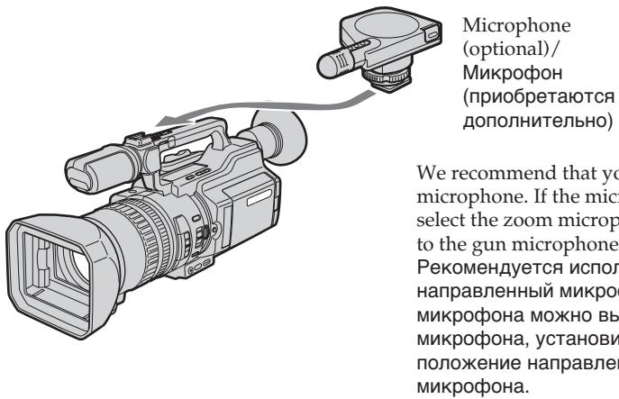 SONY DCR-VX2100E - Повсоевинец мнкрфona с помошью држатулд Вспомогатульны Принадөхноштей - 1