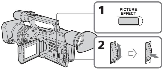 SONY DCR-VX2100E - IcnoIb30BaHne cpeunalbHbIX əΦΦeKTOB - ΘΦΦeKT n3O6paXeHnA - 3