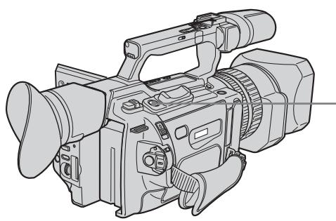 SONY DCR-VX2100E - - Advanced Recording Operations — Recording a still image on a tape - Tape Photo recording - 1