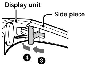 SONY PLM-A35 - To use the side piece adjusters - 3
