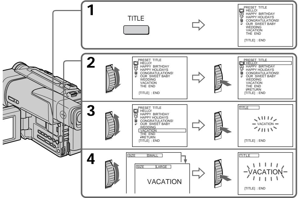 SONY CCD-TRV48E - Наложение титра - 2
