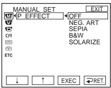 SONY DCR-HC15 - Lecture d'une cassette contenant des effets d'image - 1