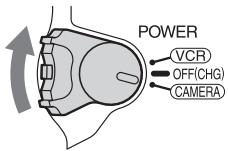 POWER VCR OFF(CHG) CAMERA
