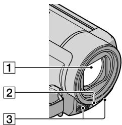 SONY DCR-SX65E - Onderdelen en bedieningselementen - 1