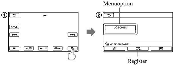 SONY DCR-SX65E - Das OPTION MENU - 1