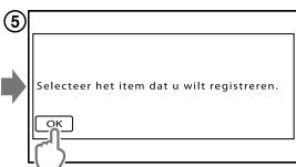 SONY DCR-SX65E - Gebruik van MIJN MENU - 5