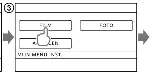 SONY DCR-SX65E - Gebruik van MIJN MENU - 3
