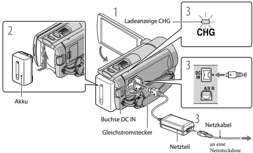 SONY DCR-SX65E - Schritt 1: Laden des Akkus - 1