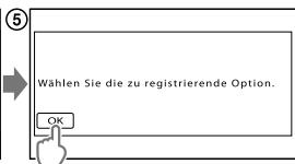 SONY DCR-SX65E - Verwendung von MEIN MENU - 5