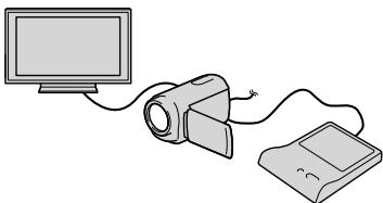 SONY DCR-SX65E - Een disc afspelen op de DVD-writer - 1