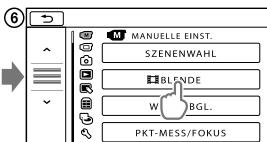 SONY DCR-SX65E - Verwendung von MEIN MENU - 6