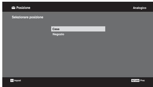 SONY KDL-32V4500 - 7: Esecuzione dell'impostazione iniziale - 5