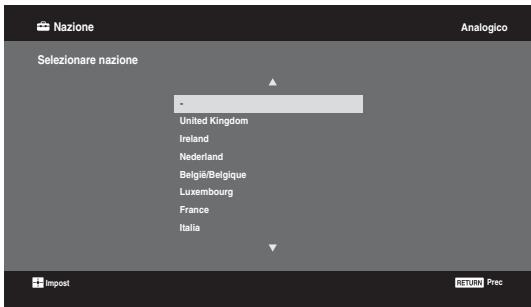 SONY KDL-32V4500 - 7: Esecuzione dell'impostazione iniziale - 4
