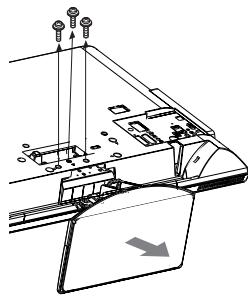 SONY KDL-32V4500 - Rimozione del supporto da ravolo - 3