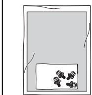 SONY KDL-32V4500 - : Fixation du pied - 1