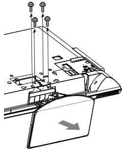 SONY KDL-32V4500 - Rimozione del supporto da ravolo - 2