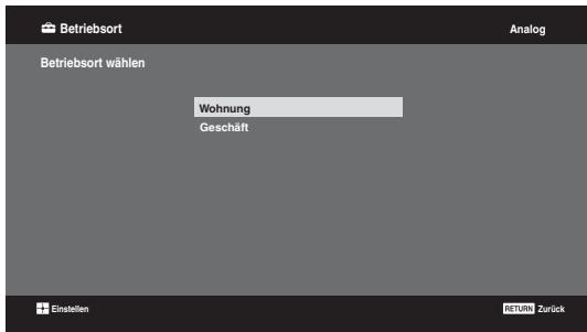 SONY KDL-32V4500 - 7: Durchführung der Anfangseinstellungen - 1