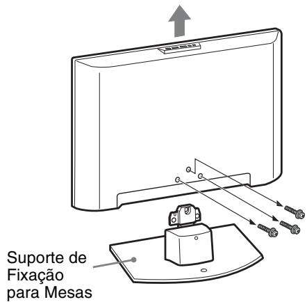 SONY KDL-19L4000 - Separação da base do televisor - 2