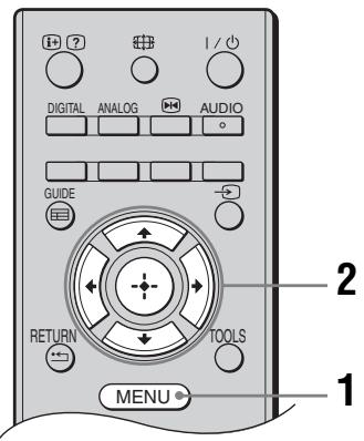 SONY KDL-19L4000 - Navigación por los menus - 1