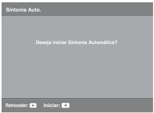 SONY KDL-19L4000 - 7: Sintonização automática do televisor - 1