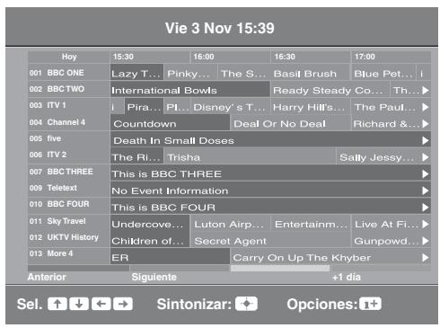 SONY KDL-19L4000 - Comprobación de la Guía de programas electrónica digital (EPG) DVB* - 1