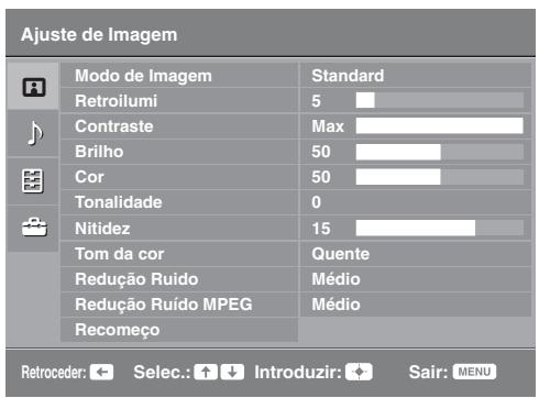 SONY KDL-19L4000 - Menu Ajuste de Imagem - 1