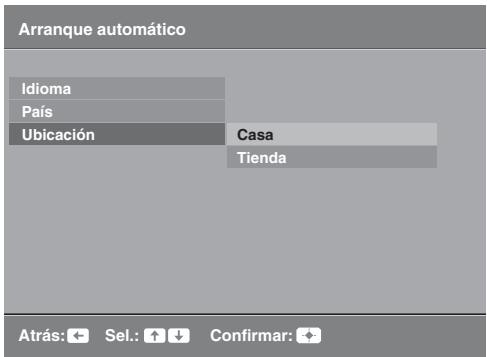 SONY KDL-19L4000 - 6:Selección del idioma, del País/regiony de laubicación - 5