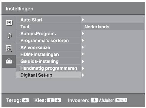 SONY KDL-19L4000 - Digital Set-up menu - 1