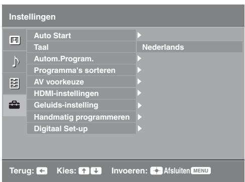 SONY KDL-19L4000 - Menu Installingen - 1